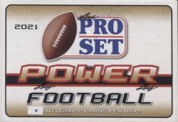 2021 FOOTBALL -  LEAF PRO SET POWER HOBBY BOX