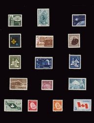 CANADA -  1965-1966 COMPLETE YEARS SET, 16 NEW STAMPS