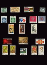 CANADA -  1971 COMPLETE YEAR SET, 20 NEW STAMPS