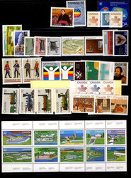 CANADA -  1983 COMPLETE YEAR SET, 44 NEW STAMPS