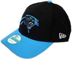 CAROLINA PANTHERS -  BLACK/BLUE AJUSTABLE CAP