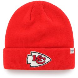 KANSAS CITY CHIEFS -  RAISED CUFF KNIT HAT