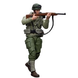 MILITARY FIGURES -  WWII UNITED STATES ARMY FIGURE - 1/18 SCALE -  JOYTOY