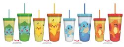 POKEMON -  STARTER COLOUR CHANGING CUPS - SET OF 4 (24 OZ)