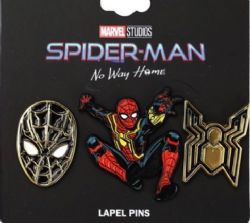 SPIDER-MAN -  SET OF 3 PINS -  NO WAY HOME