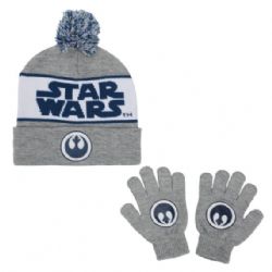 STAR WARS -  REPUBLIC POM BEANIE AND GLOVES SET