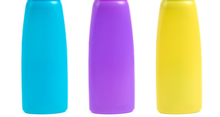 shampoo bottles