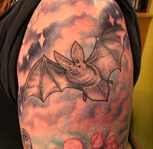 cat bat flash for Katie  thankyou lovely      tattoo  tattooideas blackwork gothtattoo witchaesthetic sydneytattoo   Instagram