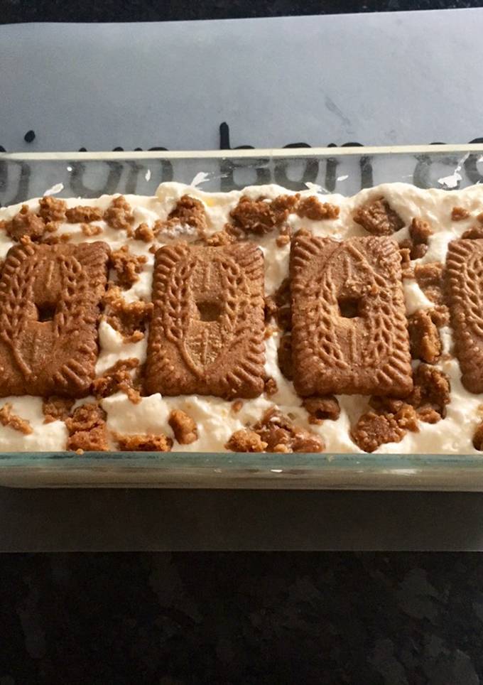 Une photo de Tiramisu au spéculoos (sans café ☕️) très facile