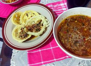 Foto resep Kerupuk mie siram a.k.a kurupuk banjur a.k.a kurupuk ceos