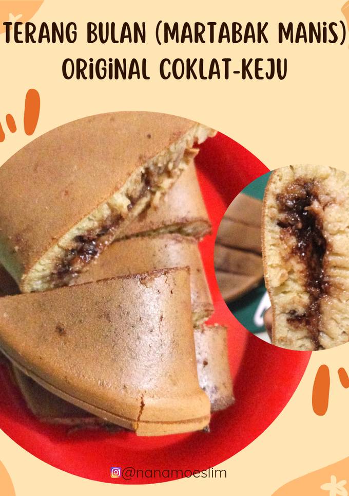 Foto resep Terang Bulan (Martabak Manis) Original Coklat Keju