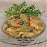 A picture of Green Chicken Curry.