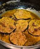 Doi Begun (Eggplant cooked in curd gravy)