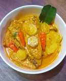 Gulai campur 3T (Tahu, Tempe dan Tongkol)