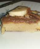 Hot cake Argentino con dulce de leche y banana