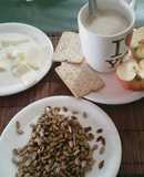 Desayuno argentino vegan otoñal