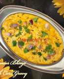 Paneer Bhurji with Curd Gravy