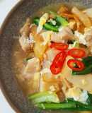 Wat Tan Hor in Egg Gravy / Flat Rice Noodles in Egg Gravy