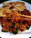 Mie Goreng Pedas (Pakai mie u/ mie ayam)