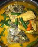 Gulai Ikan Mujair Kacang Panjang