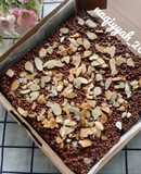 1039. Brownies topping choco almond