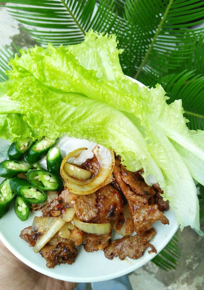 Foto resep Bulgogi ala anak kos (bumbu seadanya)