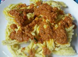 Foto resep Kerupuk mie sambal oncom