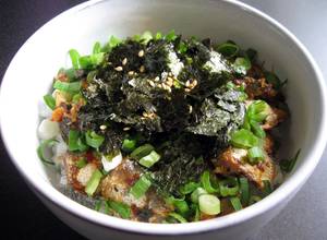 A picture of Canned Sardines Rice Bowl.