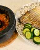 Grilled Fish Air Fryer with Sambal Tomat