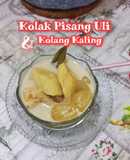 Kolak Pisang Uli dan kolang Kaling