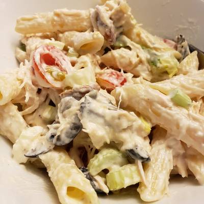 CHICKEN PENNE Salad (pasta) Recipe by sandra53 - Cookpad