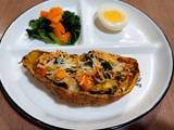 Stuffed Sweet Potato - delicious diet breakfast