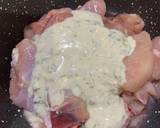 A picture of step 1 of White chicken curry.