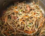 A picture of step 7 of Veg Schezwan Noodles.