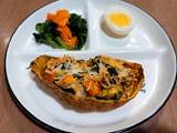 Stuffed Sweet Potato - delicious diet breakfast