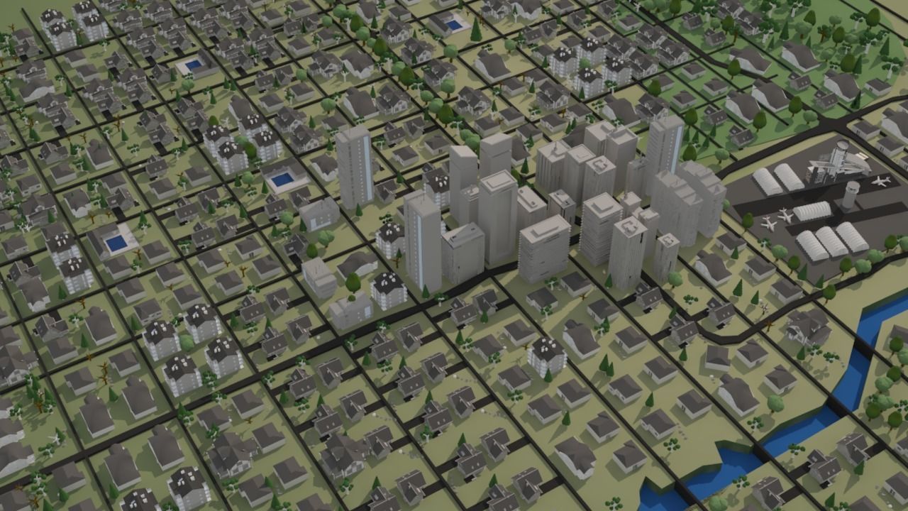 3D model Phoenix Arizona - City Center VR / AR / low-poly | CGTrader