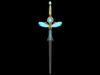 Angel sword Low-poly 3D model_1