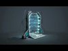 Teleporter futuristic device with lights Low-poly 3D model_1