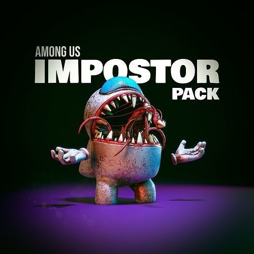 Among us - Impostor Pack Low-poly 3D model