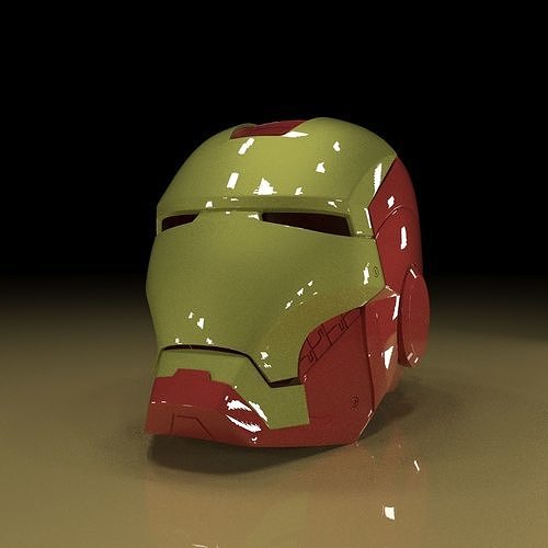 Iron Man Helmet STL 3D Print file  3D print model