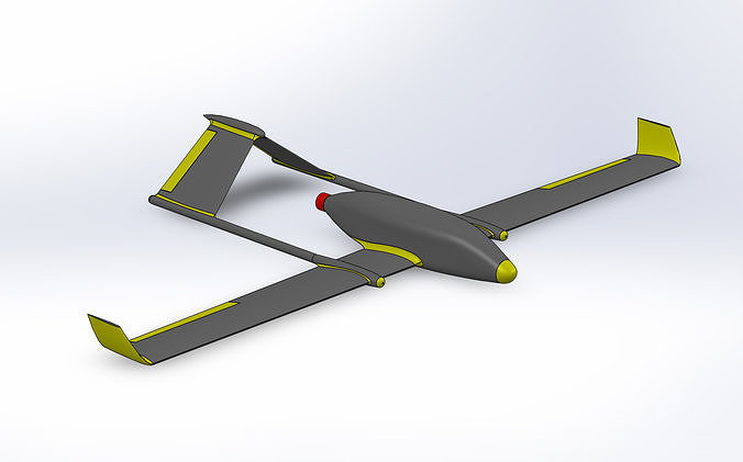 FMD-1 RC PLANE - Drone 3D print model