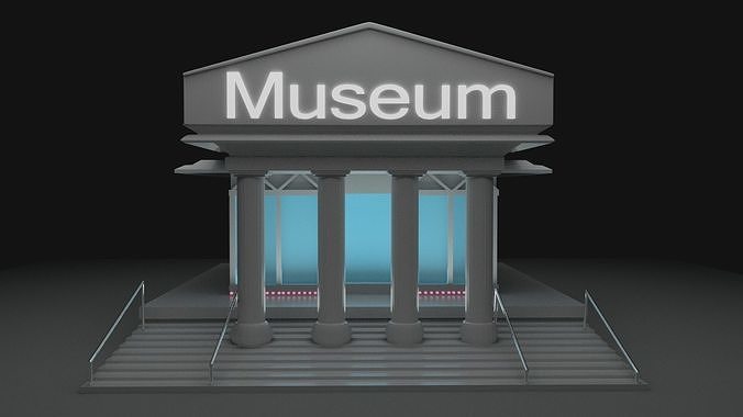 museum 3d model 3D model