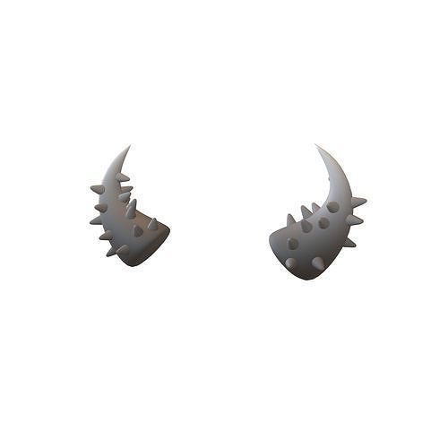 Devil Horn v2 015 Low-poly 3D model