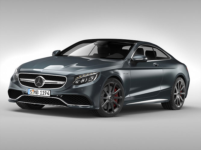 Mercedes Benz S63 AMG Coupe 2015 3D model