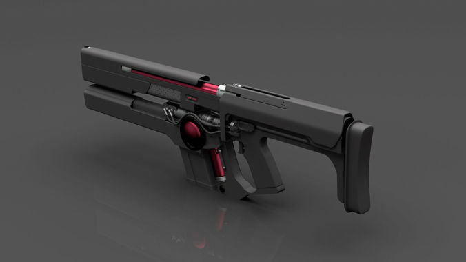 Omolon weapon 3D model