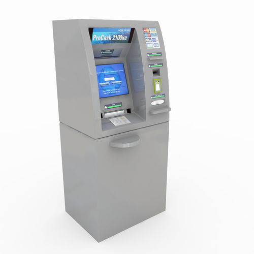 Automated teller machine - Cash dispenser ATM PC2100 XE Wincor 3D model