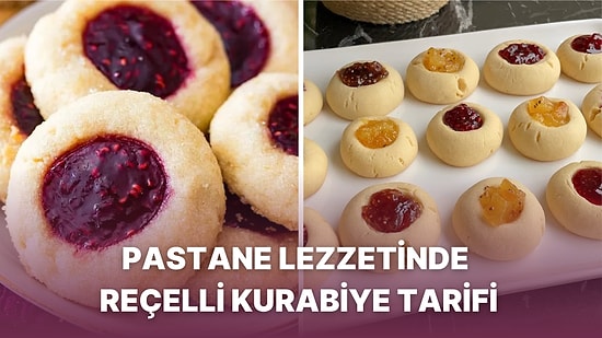 Kurabiyeleri Bu Sefer Reçellerle Süslüyoruz: Uzun Süre Bayatlamayan Pastane Lezzetinde Reçelli Kurabiye Tarifi