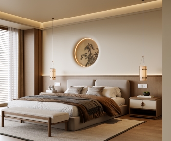 New Chinese Style Bedroom-ID:197498083