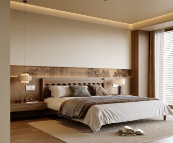 New Chinese Style Bedroom-ID:977969887