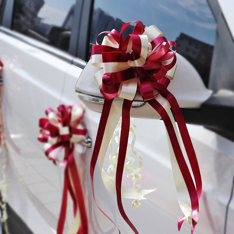 Wedding car pull filigree belt Wedding gifts Wedding room decoration ...